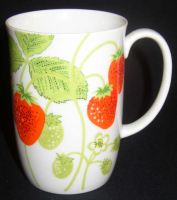 Fitz & Floyd WILD STRAWBERRY Strawberries Coffee Mug